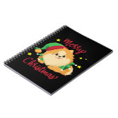 Christmas Pomeranian Merry Xmas Essential T-Shirt Notizblock (Linke Seite)