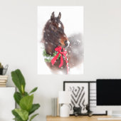 Christmas Pony Poster (Heimbüro)