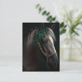 Christmas Pony Postkarte (Stehend Vorderseite)