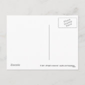 Christmas Poo Postcard Feiertagspostkarte (Rückseite)