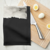 Christmas Poodle Christmas Tree Dog Puppy Watercol Geschirrtuch (Viertel Falte)