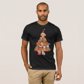Christmas Poodle Hund Welpe Niedlich T-Shirt (Vorne ganz)