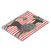 Christmas Poodle Notizblock (Linke Seite)
