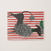 Christmas Poodle Puzzle (Horizontal)