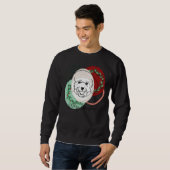 Christmas Poodle Sweatshirt (Vorne ganz)