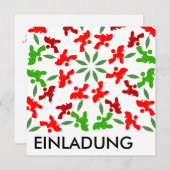 Christmas Poodles Feiertagskarte (Vorne/Hinten)