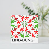 Christmas Poodles Feiertagskarte (Stehend Vorderseite)