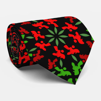 Christmas Poodles Krawatte