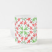 Christmas Poodles Mattglastasse (Vorderseite Links)