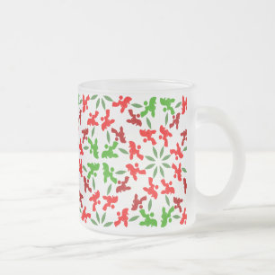 Christmas Poodles Mattglastasse