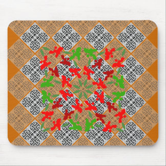 Christmas Poodles Mousepad