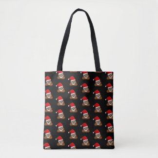Christmas poop emoji Cute Funny Tasche