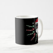 Christmas Pop Pop Claus Pop Pop Beard Candy Cane Kaffeetasse (VorderseiteRechts)