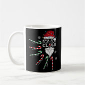 Christmas Pop Pop Claus Pop Pop Beard Candy Cane Kaffeetasse (Links)