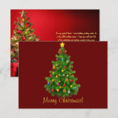 Christmas Post Card, Size: Standard Postcard Postkarte (Vorne/Hinten)