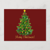 Christmas Post Card, Size: Standard Postcard Postkarte (Vorderseite)