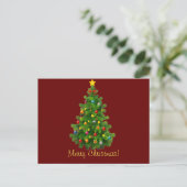 Christmas Post Card, Size: Standard Postcard Postkarte (Stehend Vorderseite)