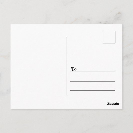 Christmas Postcard Postkarte (Rückseite)