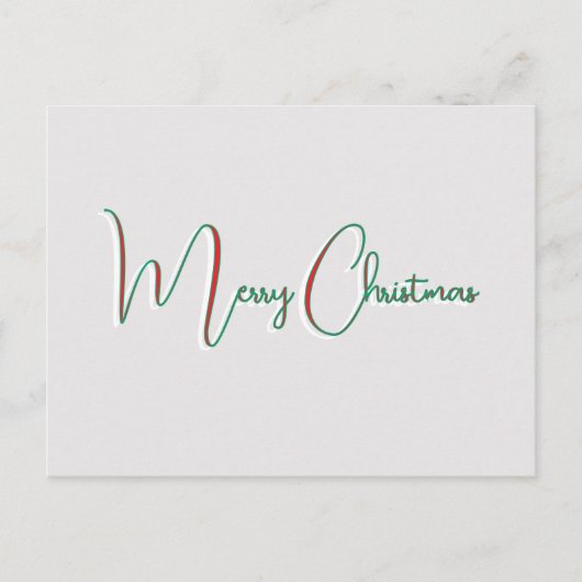 Christmas Postcard Postkarte (Vorderseite)