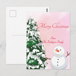 CHRISTMAS POSTCARD POSTKARTE