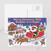CHRISTMAS Postkarte (Vorne/Hinten)
