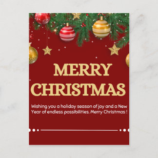 "Christmas" Postkarte