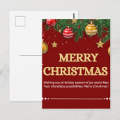 "Christmas" Postkarte (Vorne/Hinten)