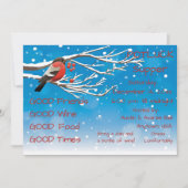 Christmas Pot Luck Supper Party Einladung (Vorderseite)