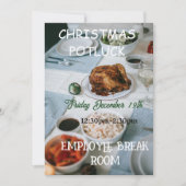 Christmas Potluck Invitation Einladung (Vorderseite)