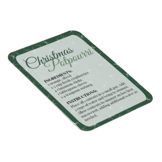 Christmas Potpourri Magnet (Rechte Seite)