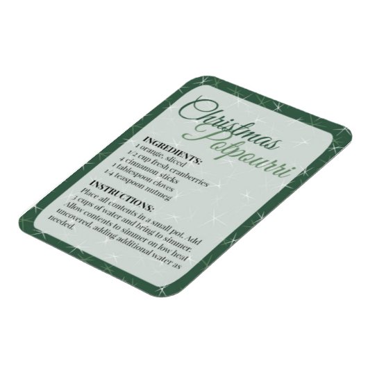 Christmas Potpourri Magnet (Linke Seite)