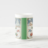 Christmas Poultry in Motion, Coffee Mug Porzellantasse (Vorderseite)