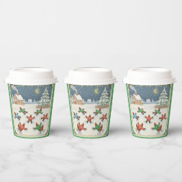 Christmas Poultry in Motion, Paper Cups Pappbecher