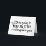 Christmas Pregnancy Announcement Baby Due December Karte<br><div class="desc">The most magical gift won’t be under the tree this year… This Christmas pregnancy announcement card is the perfect way to share your exciting news — a little one arriving right around Christmas time. Whether you’re surprising grandparents, family, or close friends, this card turns your announcement into a moment they’ll...</div>