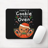 Christmas Pregnancy Gingerbread Man Baby Cookie In Mousepad (Mit Mouse)