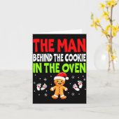 Christmas Pregnancy The Man Behind The Cookie In T Karte (Gelbe Blume)