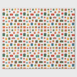 Christmas Presents And Colourful Gifts Packaging Geschenkpapier