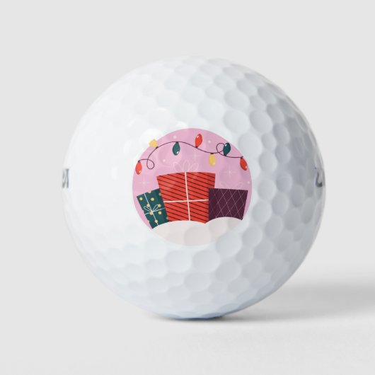 Christmas presents golfball (Vorderseite)