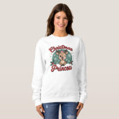 Christmas Princess | Cute Girly Reindeer Christmas Sweatshirt (Vorne ganz)