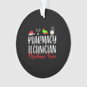 Christmas PT Pharmacy Tech Technician Ornament (Vorderseite)