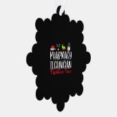 Christmas PT Pharmacy Tech Technician Ornament Karte (Rechts)