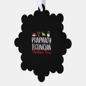 Christmas PT Pharmacy Tech Technician Ornament Karte (Linke Ecke)