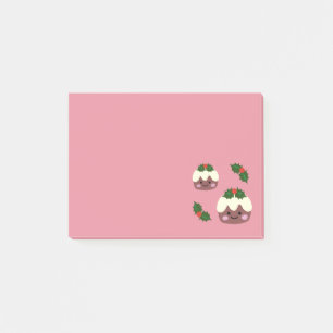 Christmas-Pudding 2 Post-it-Notizen Post-it Klebezettel