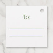 Christmas pudding holly berries watercolor geschenkanhänger (Rückseite)