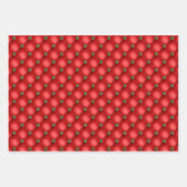 Christmas Puffy Quilted Trio Geschenkpapier Set (Vorderseite)