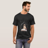 Christmas Pug Dog Snow Globe Pyjamas V Neck T-Shirt (Vorne ganz)