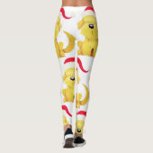 **CHRISTMAS PUPPING IN SANTA'S HAT** NIEDLICH LEGGINGS (Rückseite)