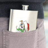Christmas Puppy Flasche Flachmann (Beispiel)