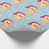Christmas Puppy Geschenkpapier (Ecke)