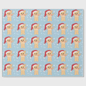 Christmas Puppy Geschenkpapier (Flach)